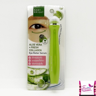 🔥โปรค่าส่ง25บาท🔥 Baby Bright Aloe Vera &amp; Fresh Collagen Eye Roller Serum 15g 8858842030110