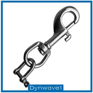 สินค้า [DYNWAVE1] Stainless Scuba Diving Light Torch Holder Single End Bolt Snap Clip Shackle