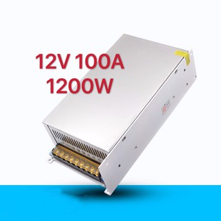 หม้อแปลงไฟฟ้า 220VAC 12VDC 100A 1200W 9 ช่อง POWER SUPPLY SWITCHING