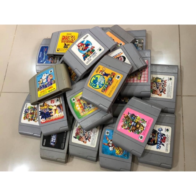 ภาพหน้าปกสินค้าเหมา ตลับเกมแท้ N64 จำนวน 9 ตลับ ภาษาญี่ปุ่น Zone 2 Japan มีหลายชุด คุ้มที่สุด จากร้าน athinutt บน Shopee