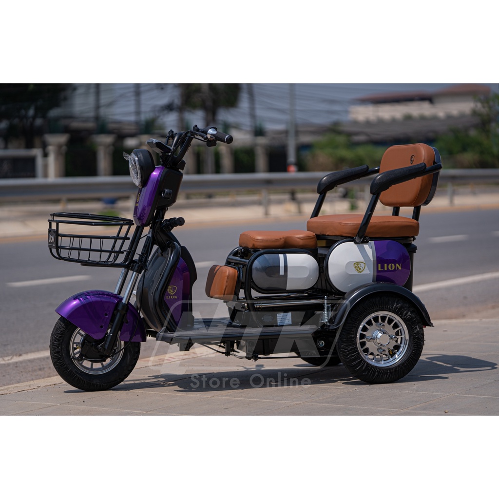 รถไฟฟ้า 3 ล้อ 3 ที่นั่ง LION รุ่น SN-X3 สามล้อสำหรับผู้สูงวัย รถ
