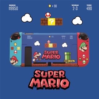 เคส Nintendo Switch การ์ตูนน่ารัก Mario NS แบบพกพาคู่กันกระแทกป้องกันเปลือกแข็งสลับเคส