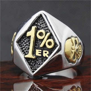 สินค้าพร้อมส่ง 💍 แหวน 1% er • แหวนผู้ชาย แหวนแฟชั่น