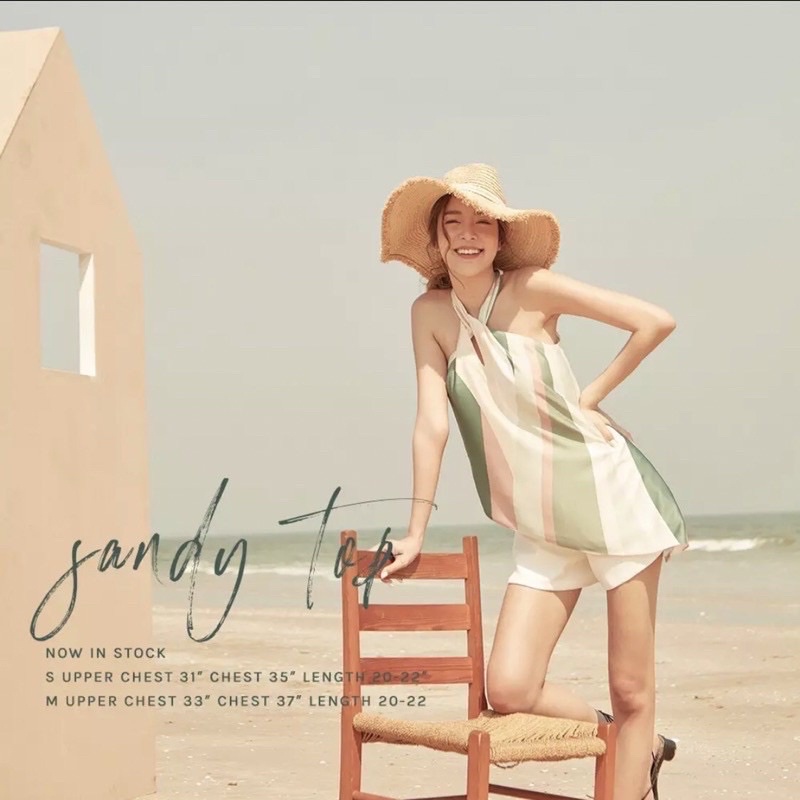 Lookbook Sandy top S | Shopee Thailand