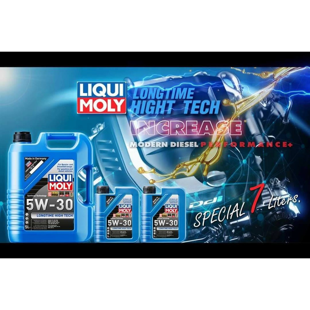 am3rnv-ลด-130-ฟรีกรองน้ำมันเครื่อง-liqui-moly-longtime-high-tech-5w30-fully-synthetic-5-ลิตร