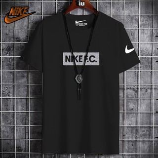 เสื้อยืดแฟชั่น Nike Tshirt สําหรับผู้ชายเสื้อยืดสั้นเสื้อยืดตัวจิ๋วรอบ teeOnSale 6l34 ZEV