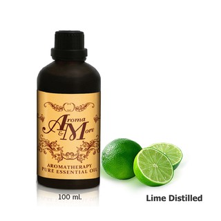 Aroma&amp;More Lime Essential oil 100% Distilled Thailand / น้ำมันหอมระเหยมะนาว 100% สกัดไอน้ำ ไทย 100ML