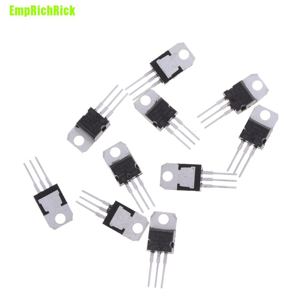 emprichrick-อุปกรณ์สําหรับเล่นเกมส์-เครื่องควบคุมแรงดันไฟฟ้า-ic-l-7805-cv-l-7805-to-220-5-v-10-ชิ้น