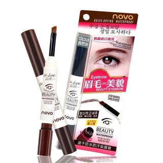 สินค้า เจลเขียนคิ้วกันน้ำ Novo Beauty Eyebrow Gel [No.5068] หัวเแปรงเขียนง่าย จุ่มสีอีกด้าน สีชัดมาก ติดทนตลอดทั้งวัน ไม่เลอะ