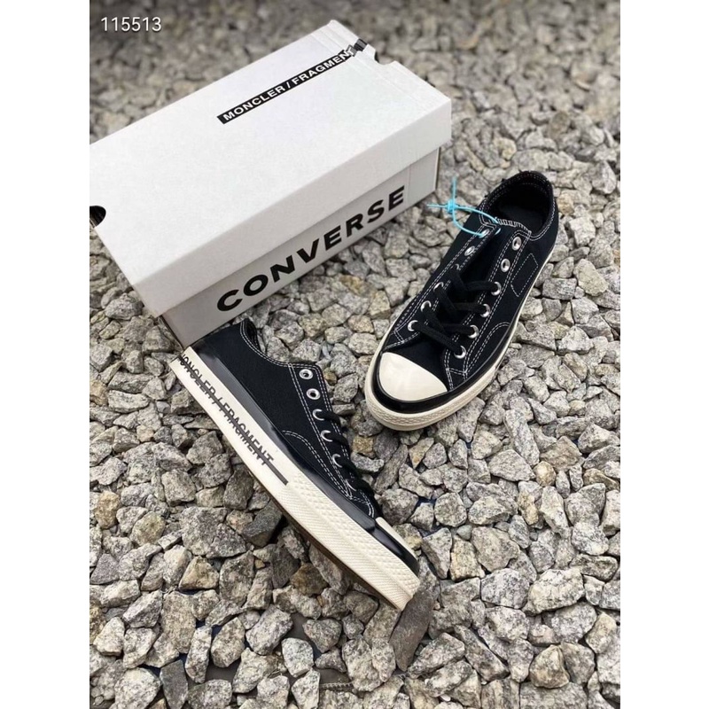 รองเท้าผ้าใบ-converse-x-moncler-fragment-chuck-70-white-black-สีดำ-แบบมาใหม่ล่าสุด-พร้อมส่ง
