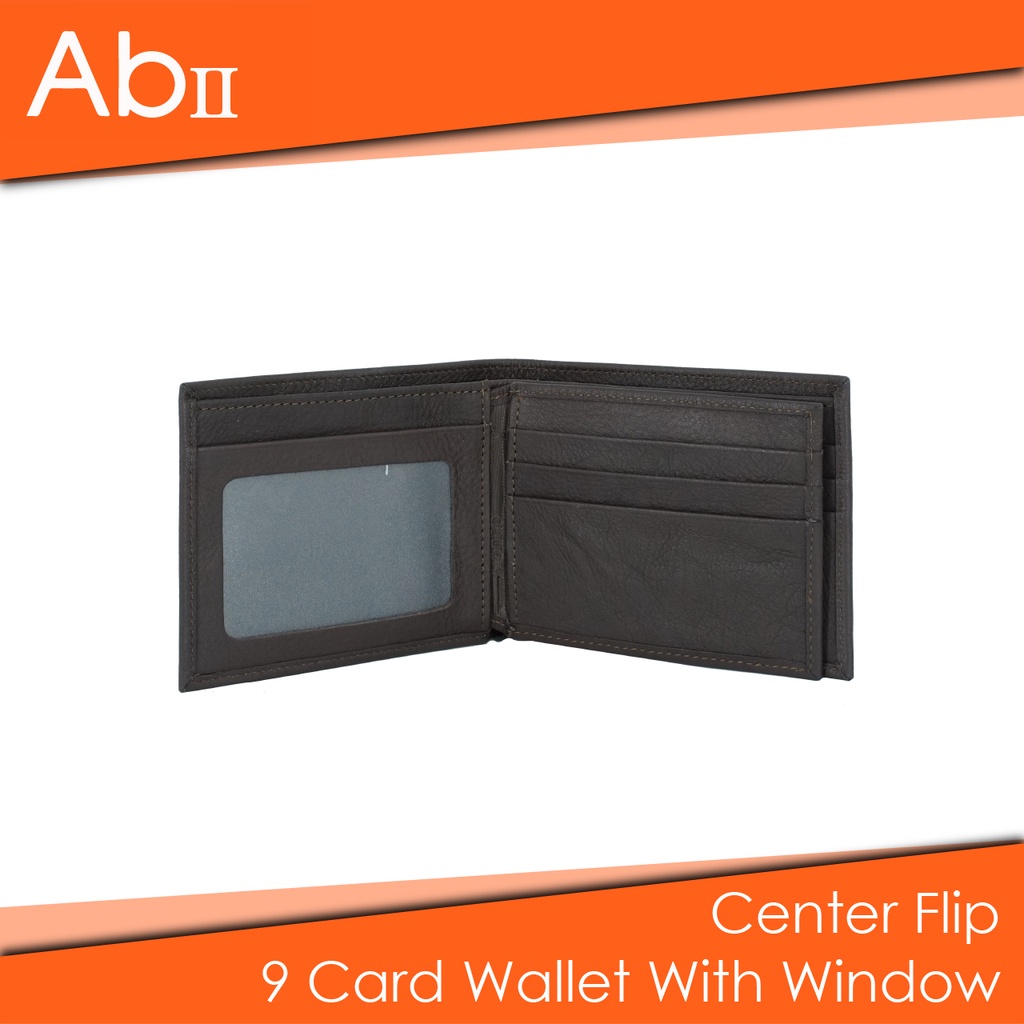 albedo-center-flip-9-card-wallet-with-window-กระเป๋าสตางค์-กระเป๋าเงิน-กระเป๋าใส่บัตร-ยี่ห้อ-abii-a2dd00399