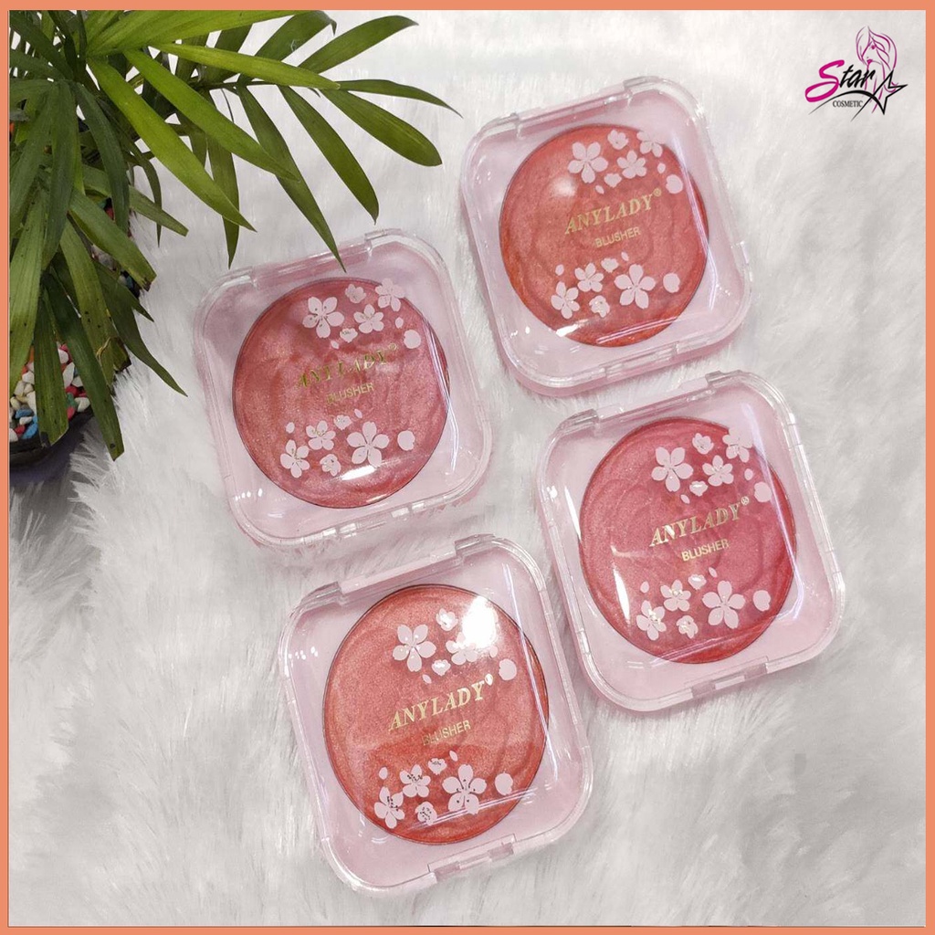 ราคาและรีวิวANYLADY Baked Blush บลัชออนกุหลาบ no.761