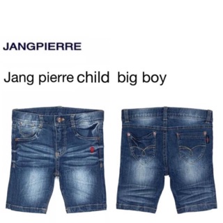 กางเกงขาสั้นเด็ก 12-13 ปี แบรนด์แท้ JANG PIERRE กางเกงยีนส์เด็ก ขาสั้น กางเกงยีนส์ ขาสั้น เด็ก เด็กโต เอวปรับได้ shopee