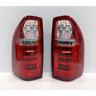 ไฟท้าย ไฟท้ายแต่ง LED ISUZU D-MAX DMAX 2002 2003 2004 2005 2006 ขาวแดง