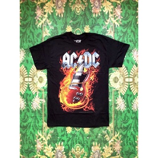 ผ้าฝ้าย 100%🎸AC/DC เสื้อวง AC/DC สินค้านำเข้า ลิขสิทธิ์แท้S-3XL