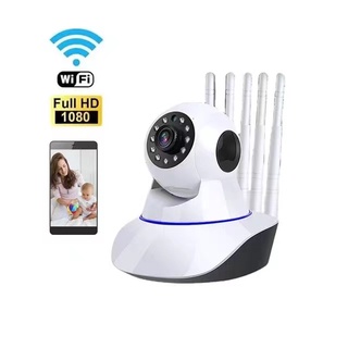 กล้องหุ่นยนต์ 3 เสาอากาศ IP Wifi 360o 720p Yoosee ระบบด้านบนของสาย