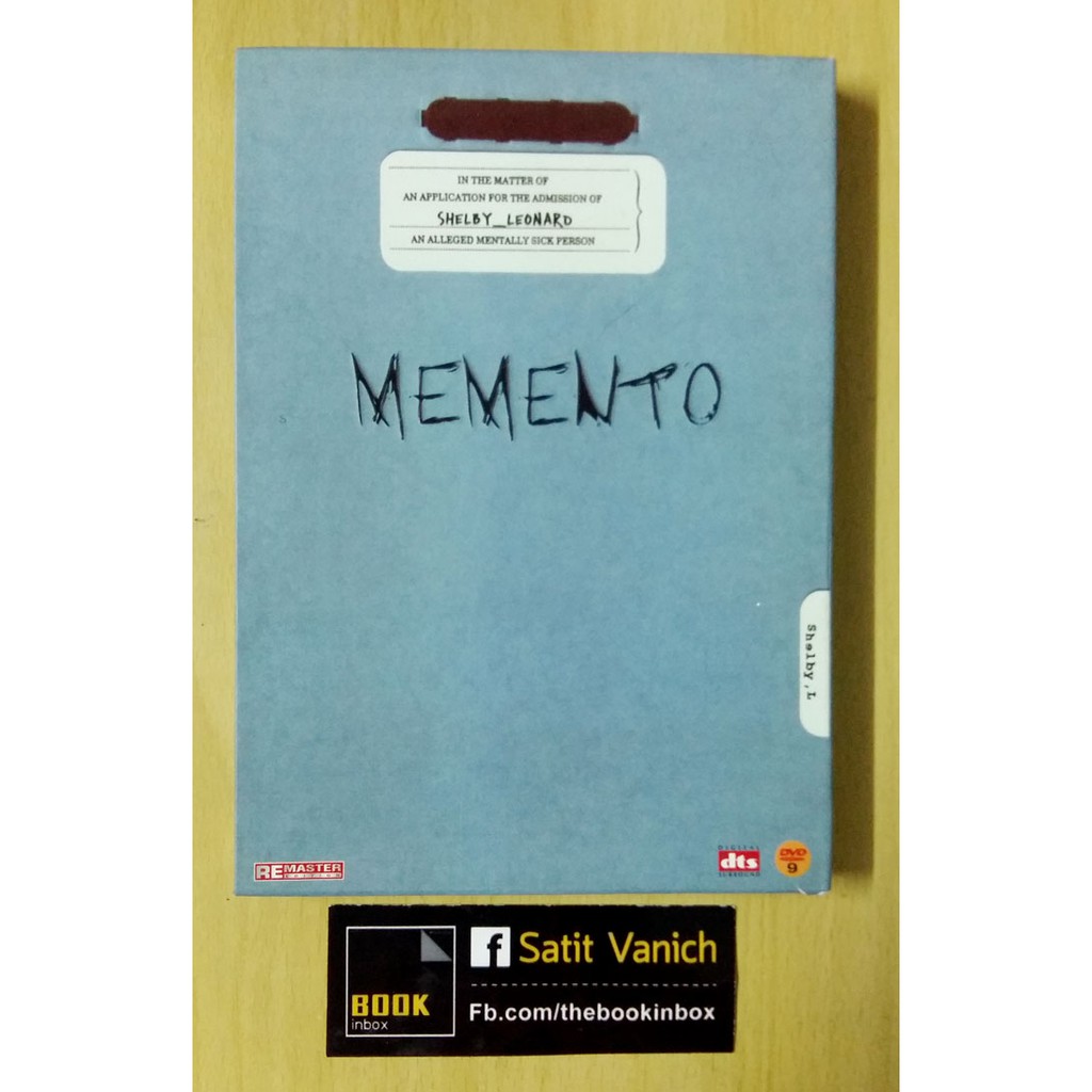 คริสโตเฟอร์-โนแลน-ผกก-oppenheimer-dvd-memento