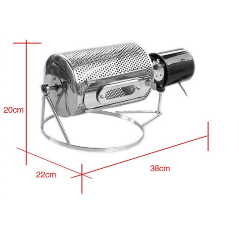 เครื่องคั่วเมล็ดกาแฟคั่วผลไม้แห้ง-สแตนเลส-ขนาดเล็ก-220v-1610-1850