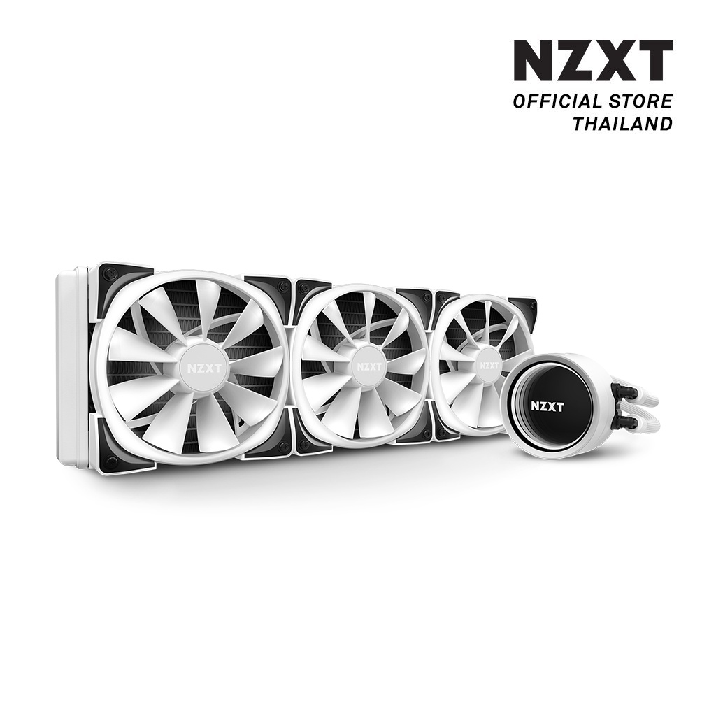 NZXT KRAKEN X73 RGB WHITE / BLACK - 360MM LIQUID COOLER WITH RGB