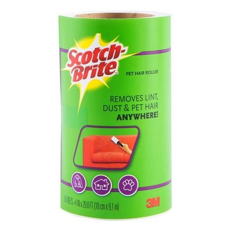 รีฟิลลูกกลิ้งขจัดฝุ่นทั่วไป-scotch-brite-56แผ่น