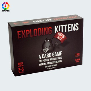 ภาพหน้าปกสินค้าบอร์ดเกม แมวระเบิด (เหมียวระเบิด) (ภาษาอังกฤษ)  Exploding Kittens Board Game (ภาษาอังกฤษ) ซึ่งคุณอาจชอบราคาและรีวิวของสินค้านี้