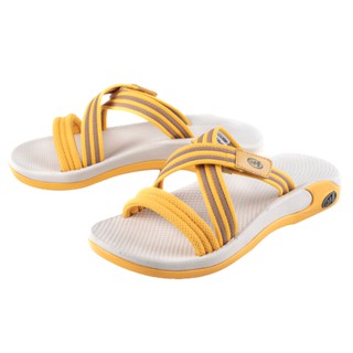 Dortmuend CC212 020-045 Yellow-Multi "The Orthotic Sandals" รองเท้าสุขภาพ บรรเทาอาการเจ็บจากฝ่าเท้าแบน เท้าผิดรูป ฝีกยืนได้ตรง