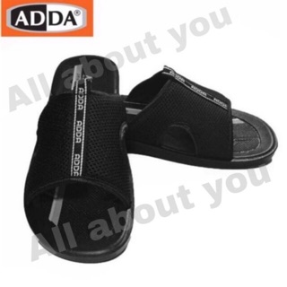 รองเท้าหูสวมแอดด้า ADDA แท้ 💯หูผ้า ยอดฮิต สีดำ  ทนทาน สีดำ