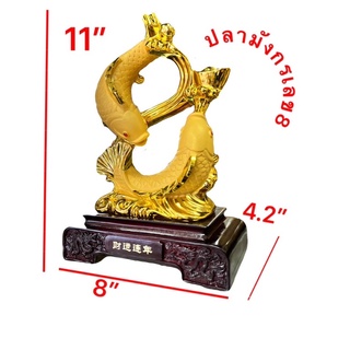 ปลา ปลามังกร ปลาอโรว่าน่า ปลาคู่เลข 8 ปลาก้อนทอง ปลานำโชคเสริมทรัพย์ เสริมโชคลาภ