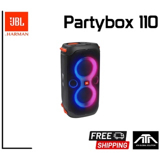 J B L PartyBox 110 ลำโพงบลูทูธไร้สาย สำหรับปาร์ตี้ ขนาด 2×5.25 นิ้ว แบตในตัว กำลังวัตต์ 160W RMS