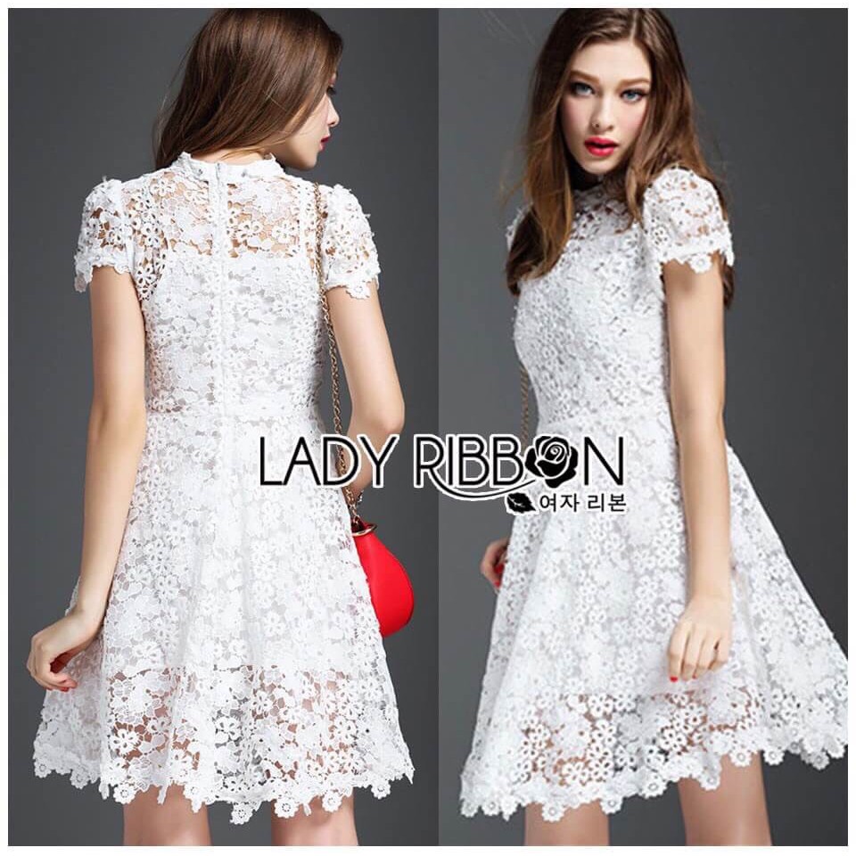 lady-gabriela-crystal-embellished-flower-white-lace-dress