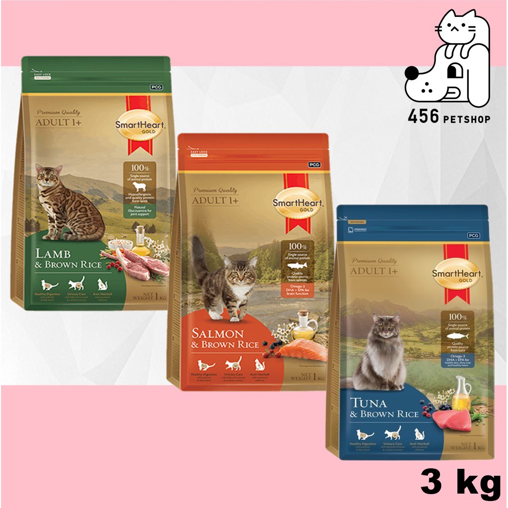 smartheart-gold-cat-3kg-สมาร์ทฮาร์ท-โกลด์-อาหารแมวโตทุกสายพันธ์