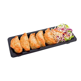 เอโร่ ถาดใส่ซูชิพร้อมฝา แพ็ค 25 ชิ้น101220aro Sushi Tray with Clear Cover x 25 Sets