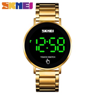 สินค้า SKMEI นาฬิกาข้อมือดิจิตอล กันน้ำ หน้าจอสัมผัส LED เหมาะใส่เล่นกีฬา สำหรับผู้ชาย