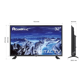 ภาพขนาดย่อของภาพหน้าปกสินค้าAconatic LED Digital TV HD แอลอีดี ดิจิตอลทีวี ขนาด 32 นิ้ว รุ่น 32HD513AN (รับประกัน 1 ปี) จากร้าน til.official บน Shopee