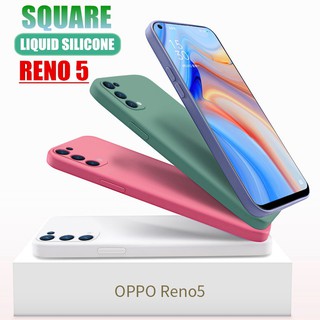 (พร้อมส่งในไทย)เคสTPU​นิ่ม​สีพาสเทลคลุมกล้องOPPO A94/Reno5 5G/4G/OPPO A15/A15S