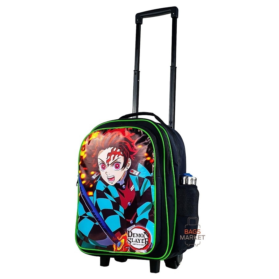 9889-shop-kids-luggage-16-ขนาดใหญ่-l-กระเป๋าเด็ก-กระเป๋าเป้มีล้อลากสำหรับเด็ก-กระเป๋านักเรียน-nezuko-new