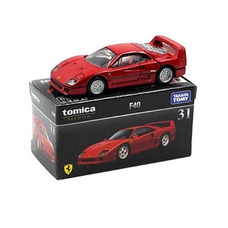 Tomica Premium 4904810131847 1/62 FERRARI F40 สีแดงเบอร์ 31 DIECAST SCALE รุ่นรถ