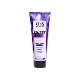 โปรโมชั่น : 2 ชิ้น 279.- Kiss My Body Bright  Shine โลชั่นน้ำหอม 226g. กลิ่น สวีทพอยซั่น Sweet Poison