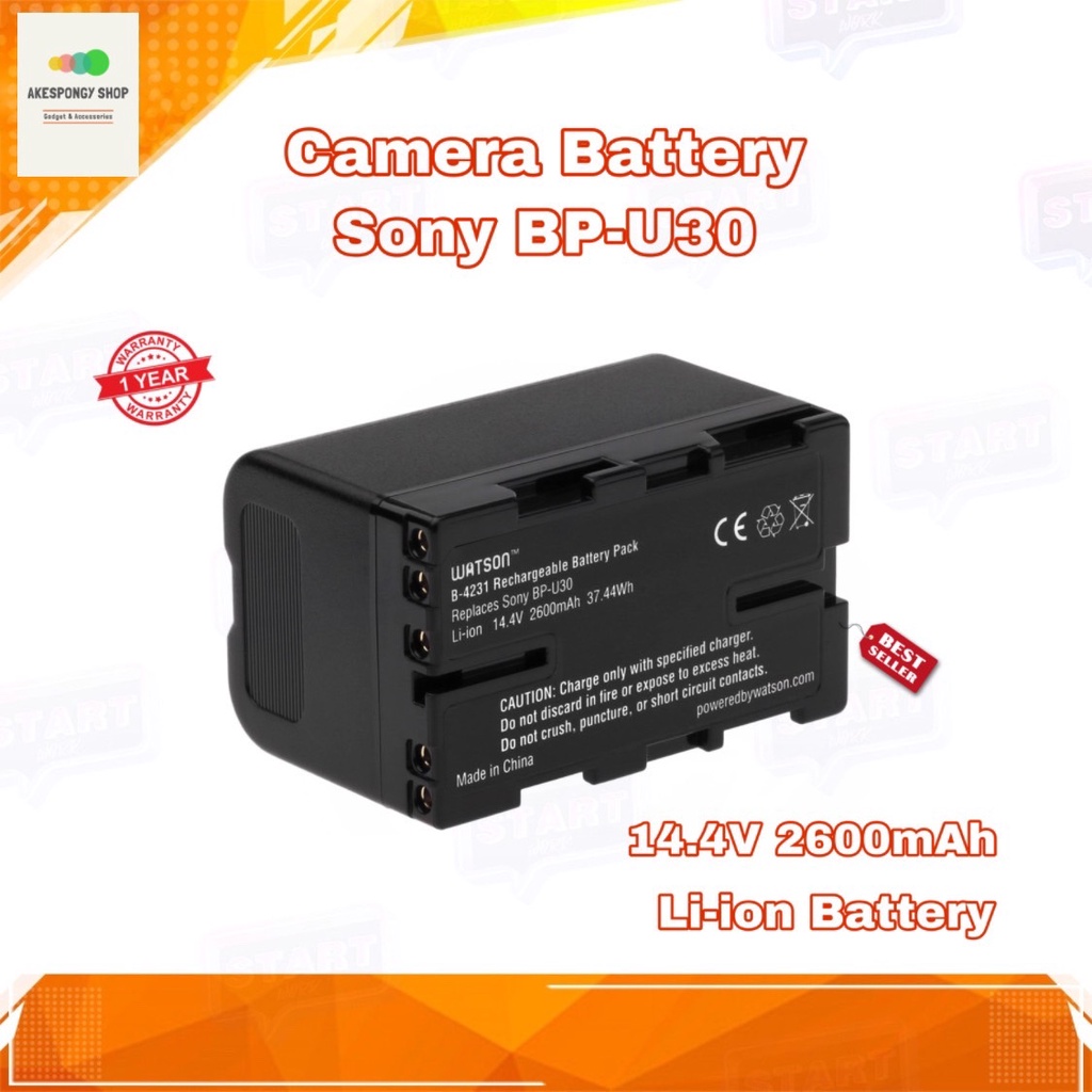 Kastar BP-U100 Battery 1-Pack Replacement For Sony BP-U30