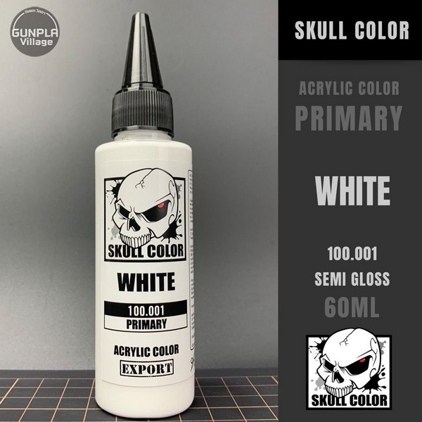 ภาพหน้าปกสินค้าSkull Color 100.001 White 60 ml (Primary) 8853100903014 (สี) จากร้าน gunplavillage บน Shopee