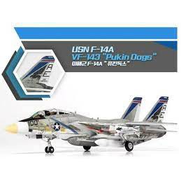 โมเดลประกอบ-academy-model-1-72-ac12563-usn-f-14a-vf-143-pukin-dogs