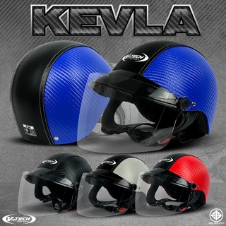 ภาพหน้าปกสินค้าหมวกกันน็อคครึ่งใบ V-TECH Helmet  รุ่น KEVLA แถมฟรี แผ่นบังลมนิรภัย PC (สำหรับผู้ใหญ่) ซึ่งคุณอาจชอบราคาและรีวิวของสินค้านี้