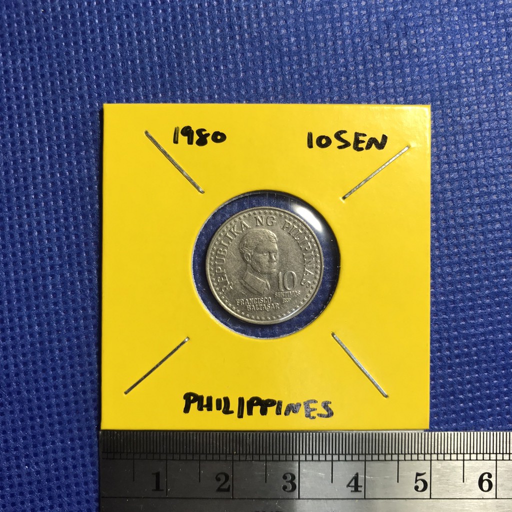 no-14474-ปี1980-ฟิลิปปินส์-10-sentimos-เหรียญเก่า-เหรียญต่างประเทศ-เหรียญสะสม-เหรียญหายาก-ราคาถูก