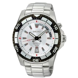 SEIKO Criteria Perpetual Calendar นาฬิกาข้อมือผู้ชาย สายสแตนเลส รุ่น SNQ113P1