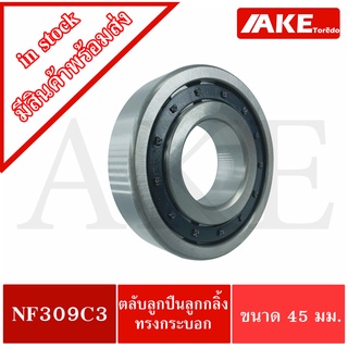 NF309C3 ตลับลูกปืนลูกกลิ้งทรงกระบอก ขนาดเพลาด้านใน 45 มิลลิเมตร NF309 C3 ( Cylindrical roller bearings )