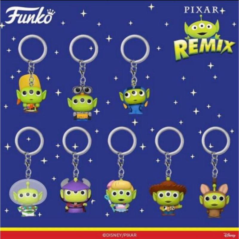 ลิขสิทธิ์-แท้-จาก-อเมริกา-funko-pocket-pop-keychain-alien-remix-keychain-ระบุตัว