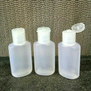 ขวดสบู่ขวดบีบฝาเปิดปิดขนาด 60 ml แพคละ 10 ใบ