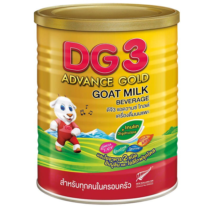 ภาพหน้าปกสินค้านมแพะ DG สูตร 3 ADVANCE GOLD ( 400 กรัม )