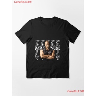  100%COTTON2021 Family,the Infamous Saying Of Vin Diesel In The Fast Saga, Vin Diesel Fan Essential T-Shirt เสื้อยืด ดพิ