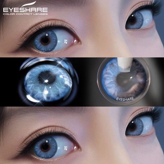 Eyeshare คอนแทคเลนส์สีธรรมชาติ สีฟ้า สีเขียว หลากสี สําหรับแต่งหน้า 1 คู่